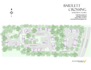 Bartlett Crossing site map